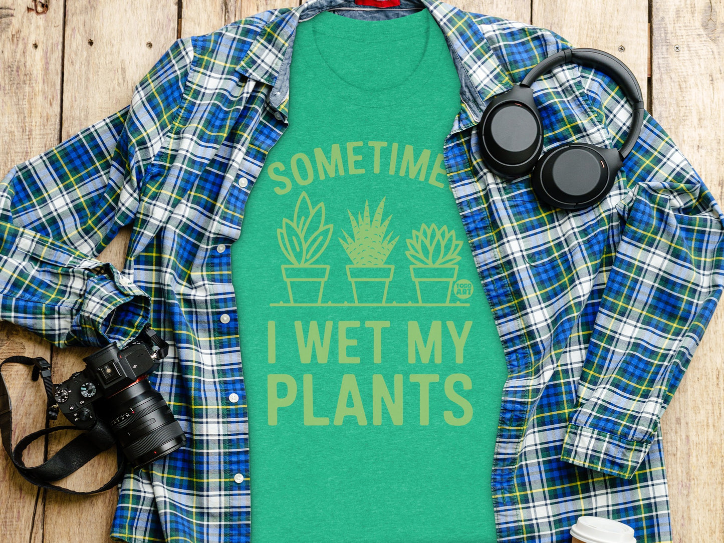 Sometimes I Wet My Plants T-shirt for Plant Lovers