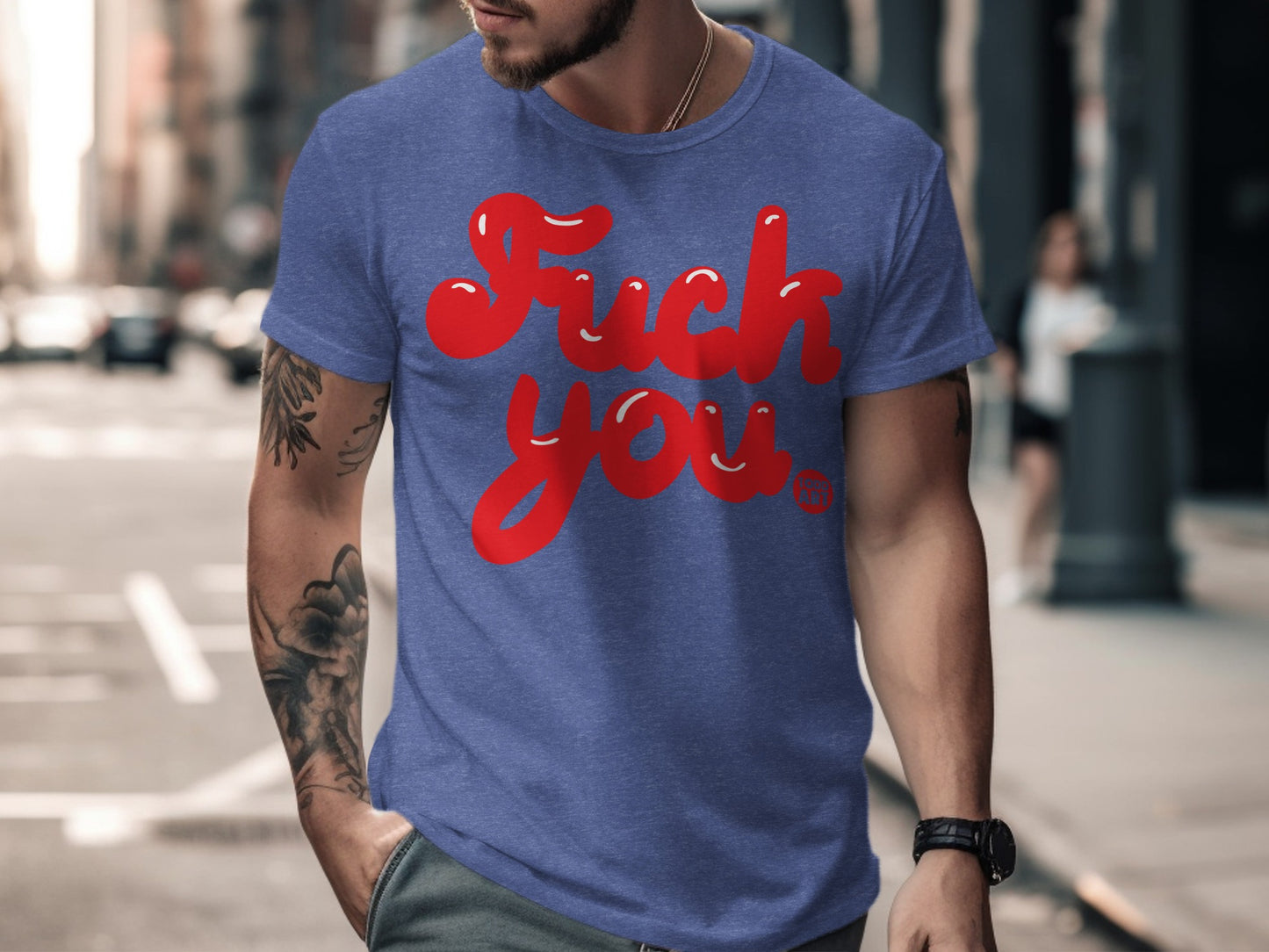 Bold Statement Red Fuck You T-Shirt product