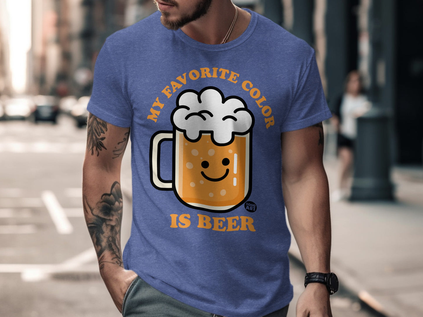 My Favorite Color Is Beer Graphic T-Shirt product
