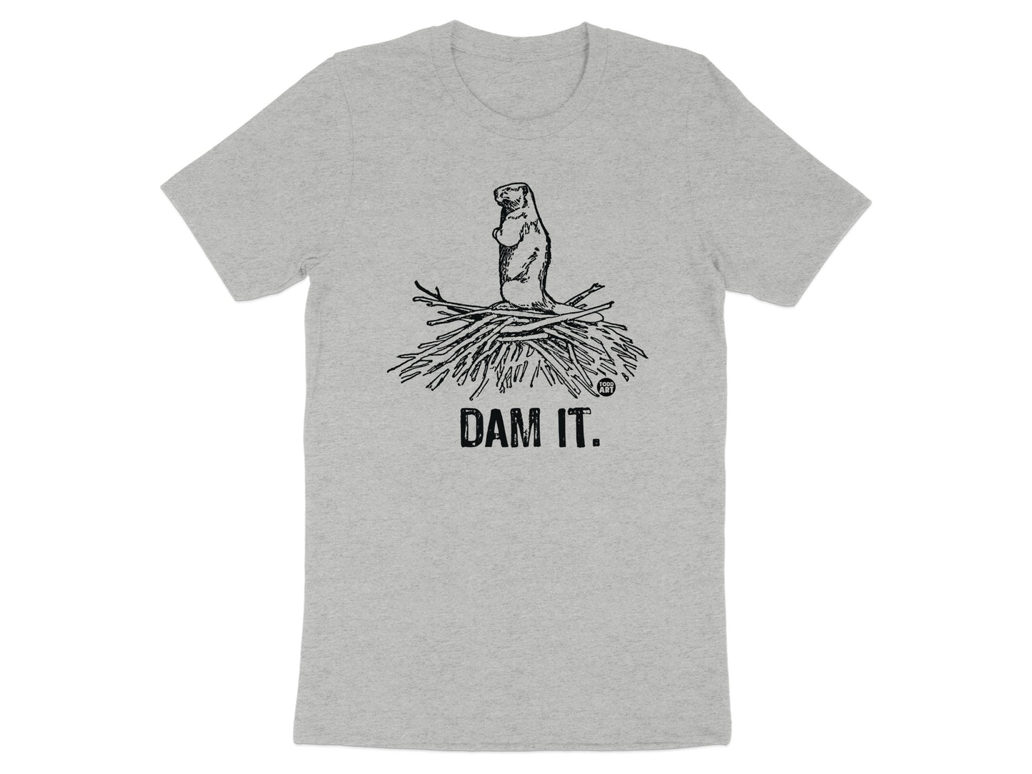 Dam It Graphic Otter T-Shirt product type