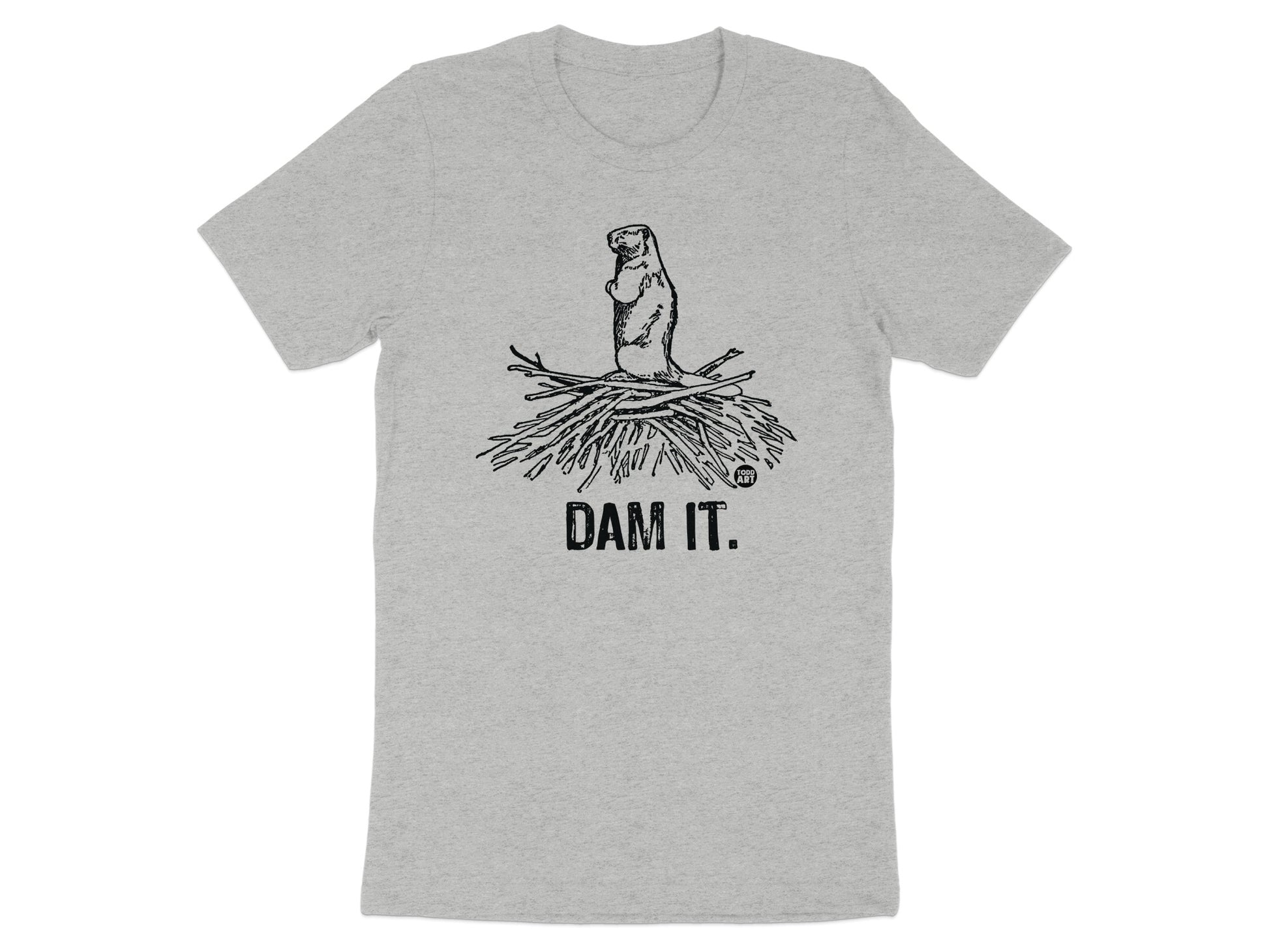 Dam It Graphic Otter T-Shirt product type