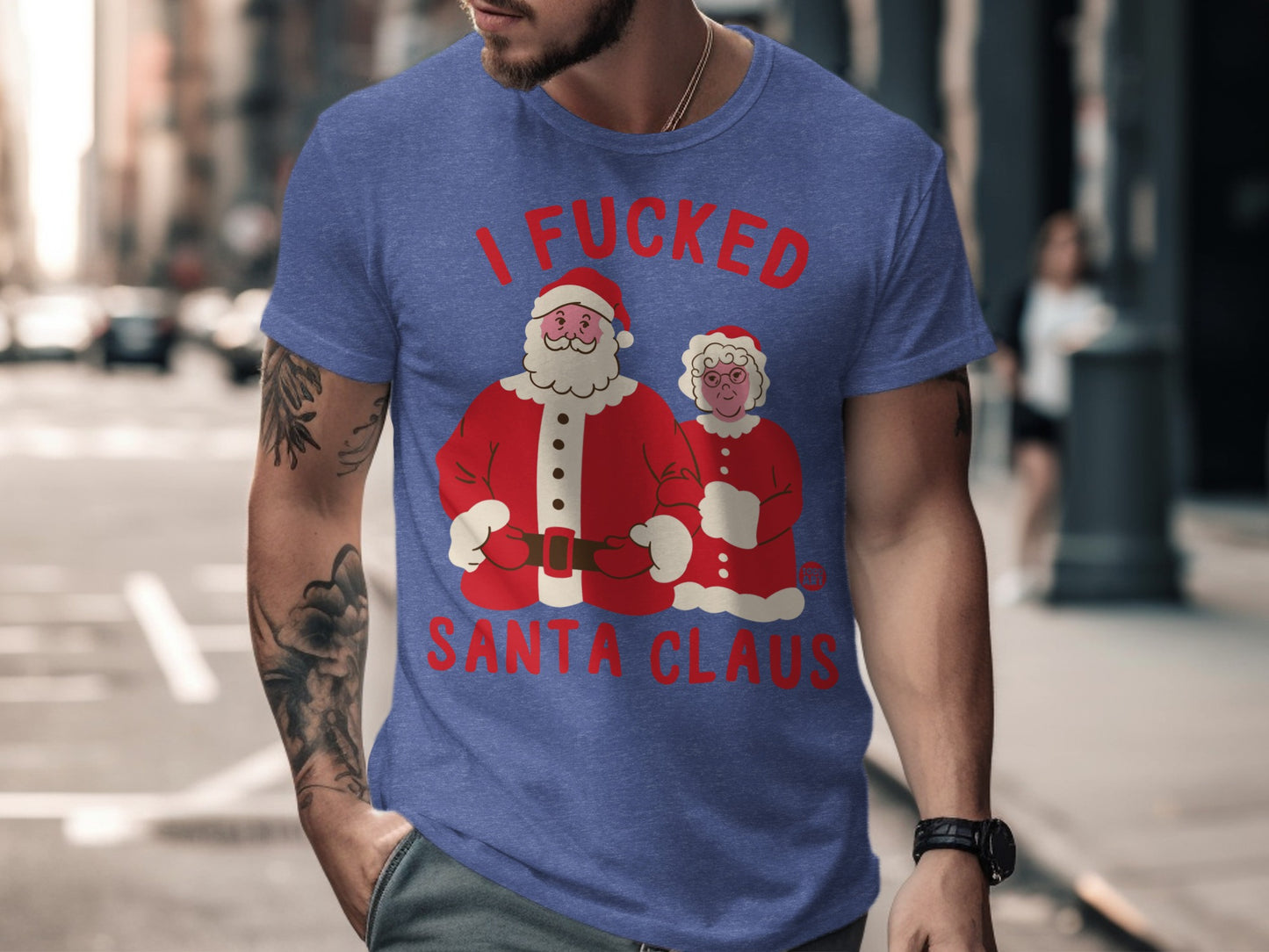 Funny Graphic Novelty I Fucked Santa Claus Shirt product