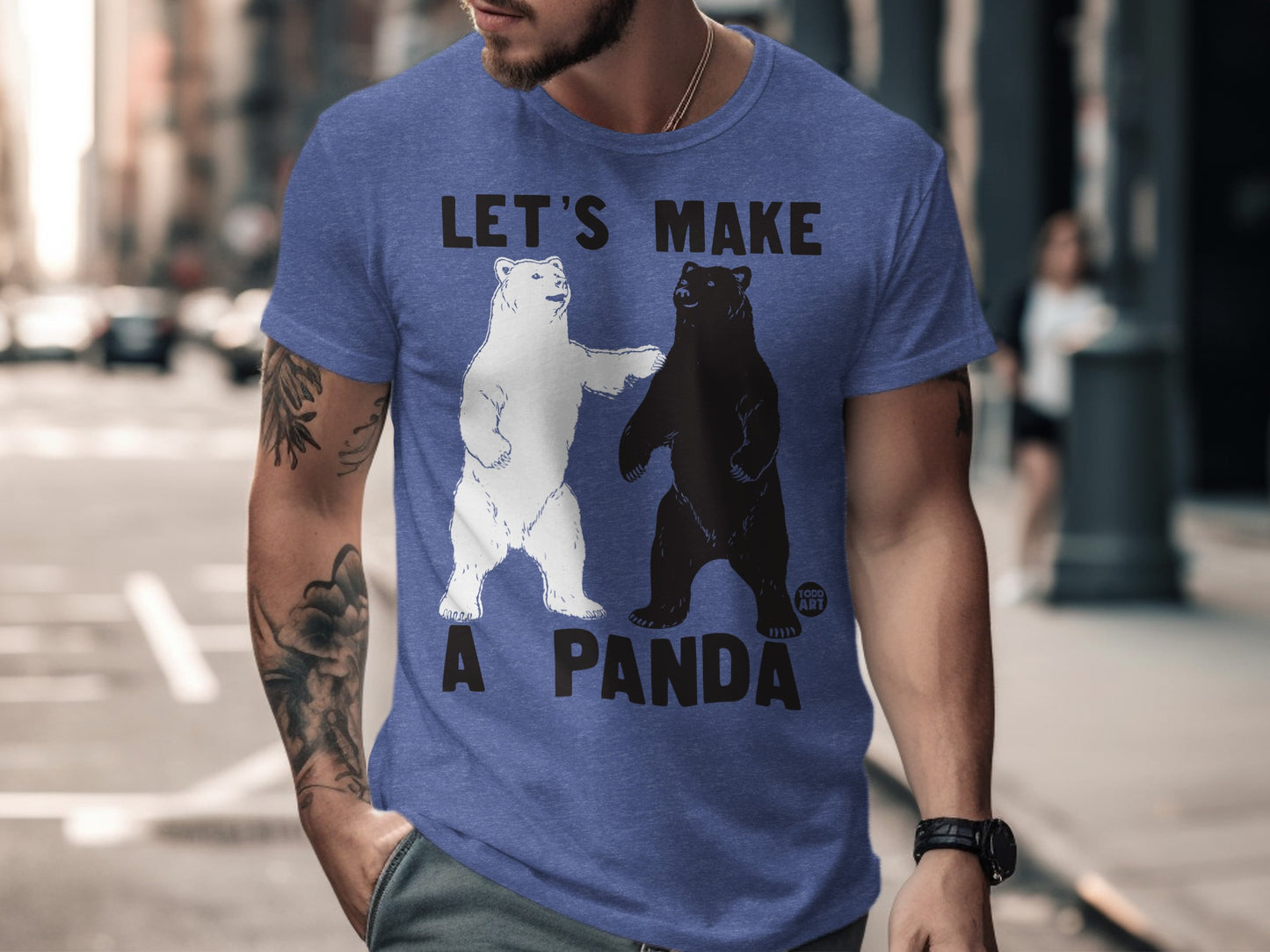 Let's Make A Panda Graphic Tee Shirt product type