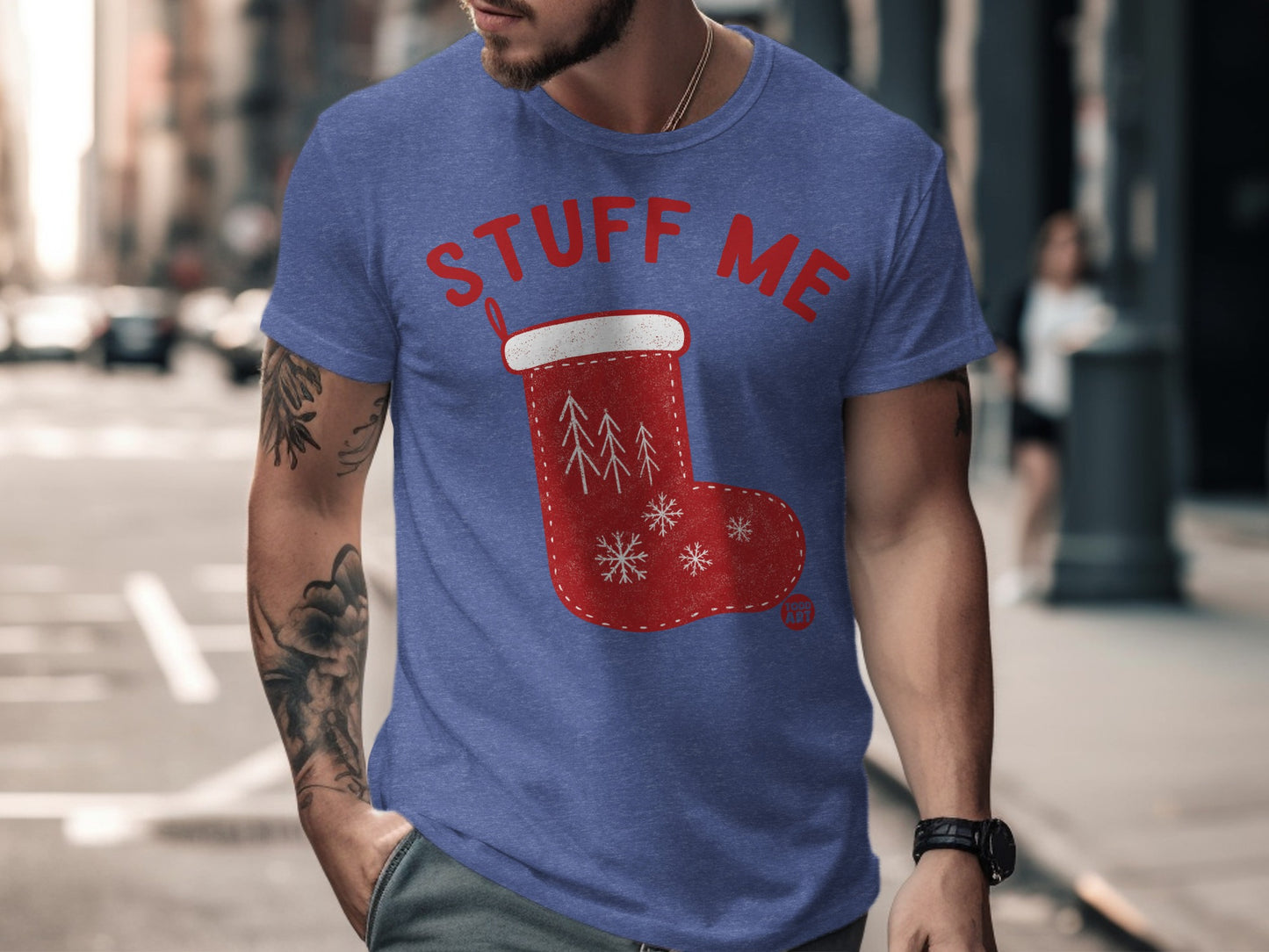 Stuff Me Christmas Stocking Graphic T Shirt product