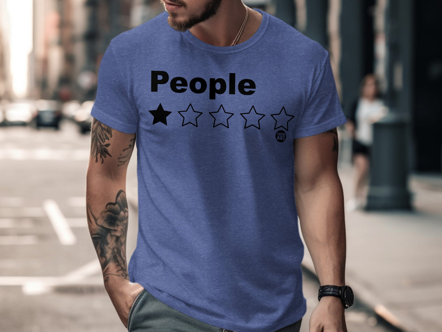 Low Rated People Star Rating Graphic T-shirt product