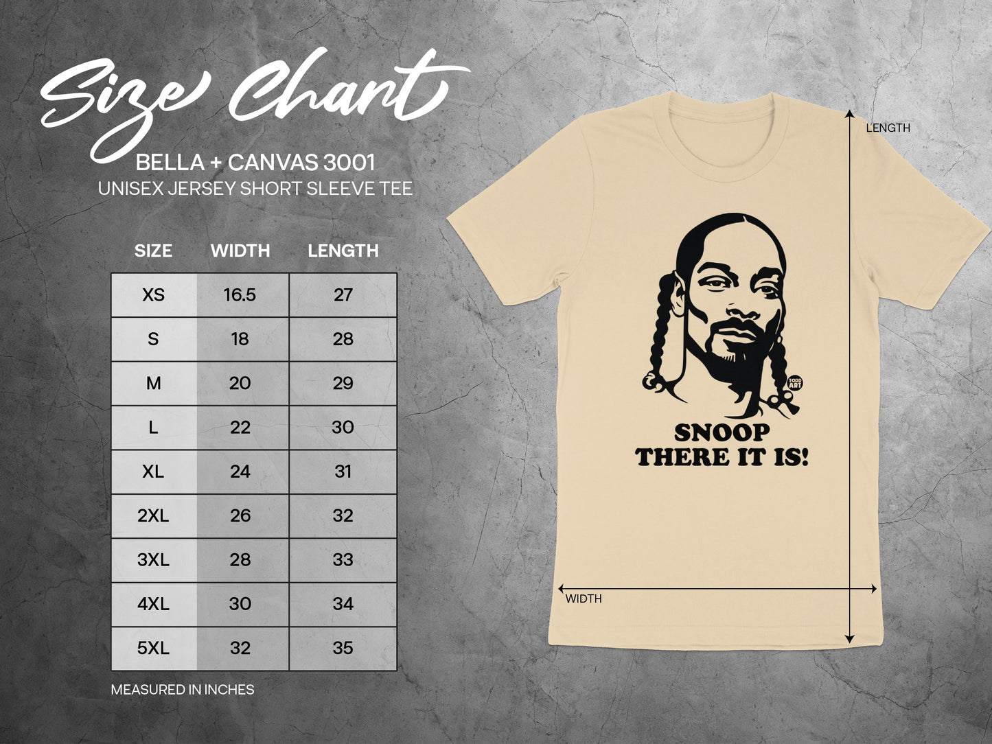 Snoop There It Is Unisex Jersey Short Sleeve Tee