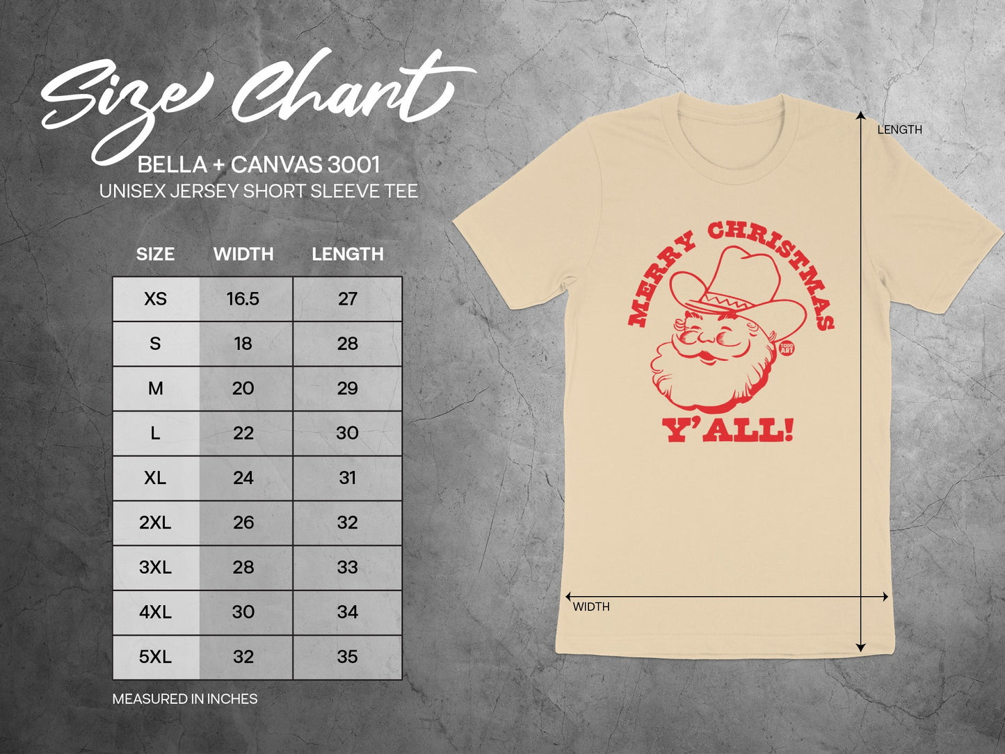 Merry Christmas Y'all Unisex Short Sleeve Tee product