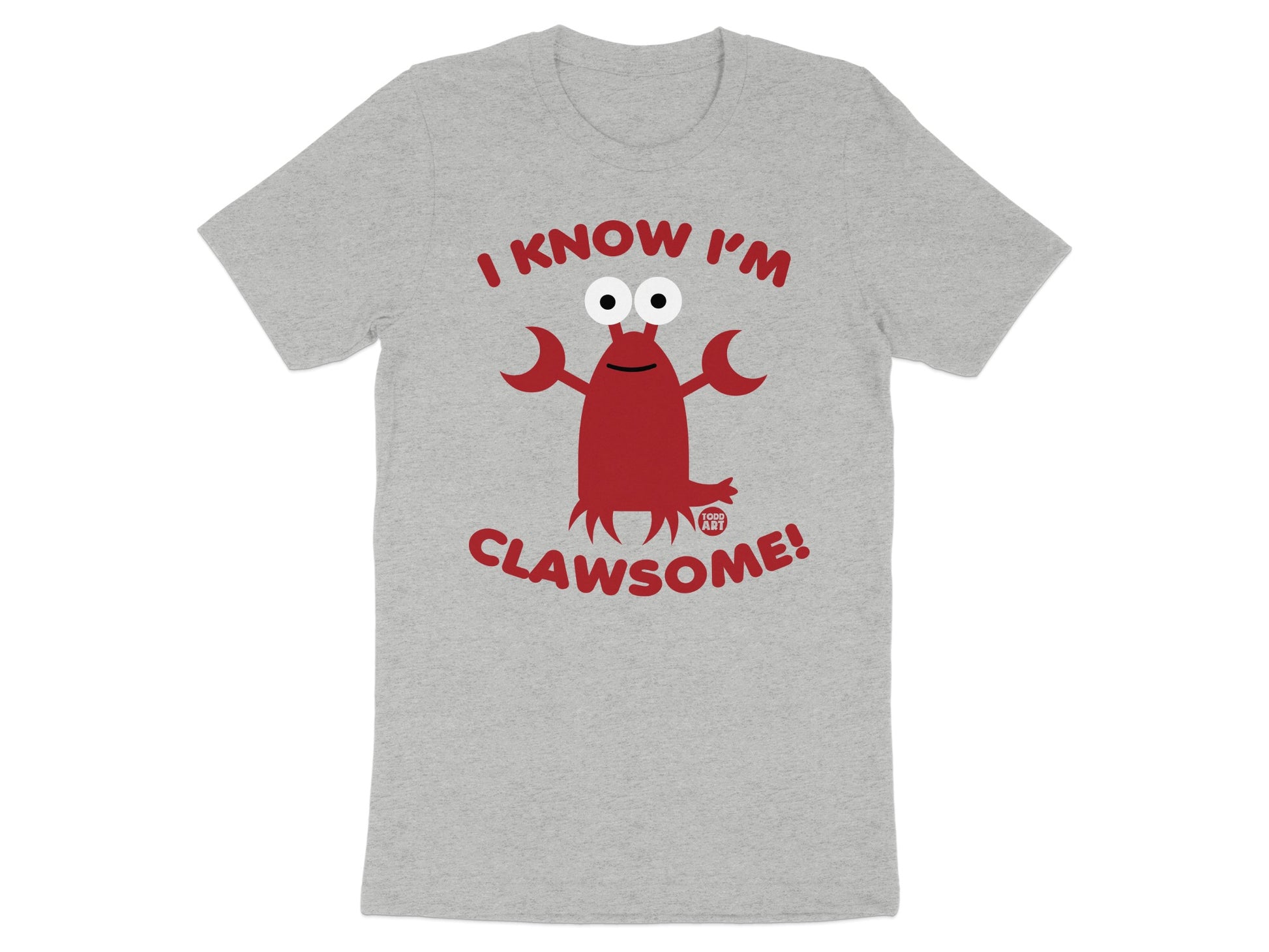 I Know I'm Clawsome Funny Crab Graphic T-shirt product