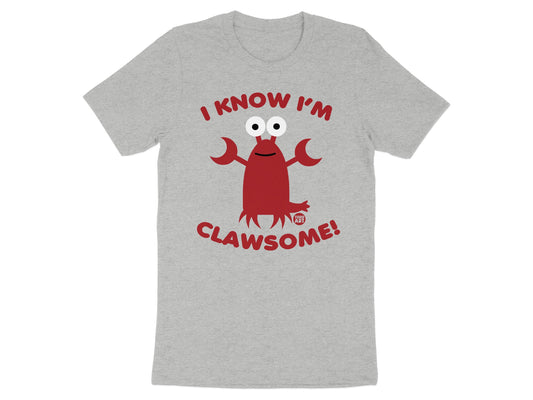 I Know I'm Clawsome Funny Crab Graphic T-shirt product