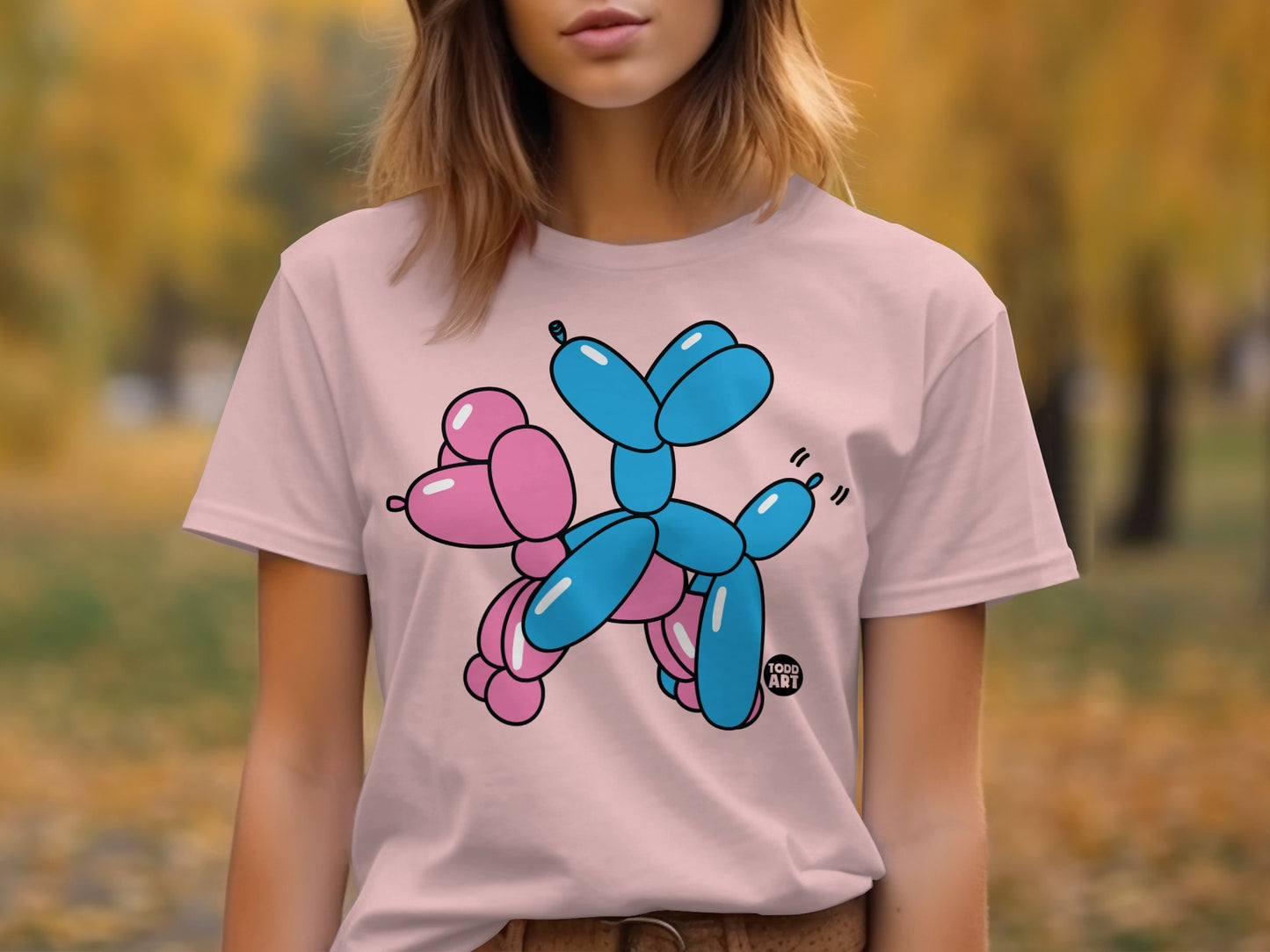 Balloon Animal Printed Tees with Creative Design product type