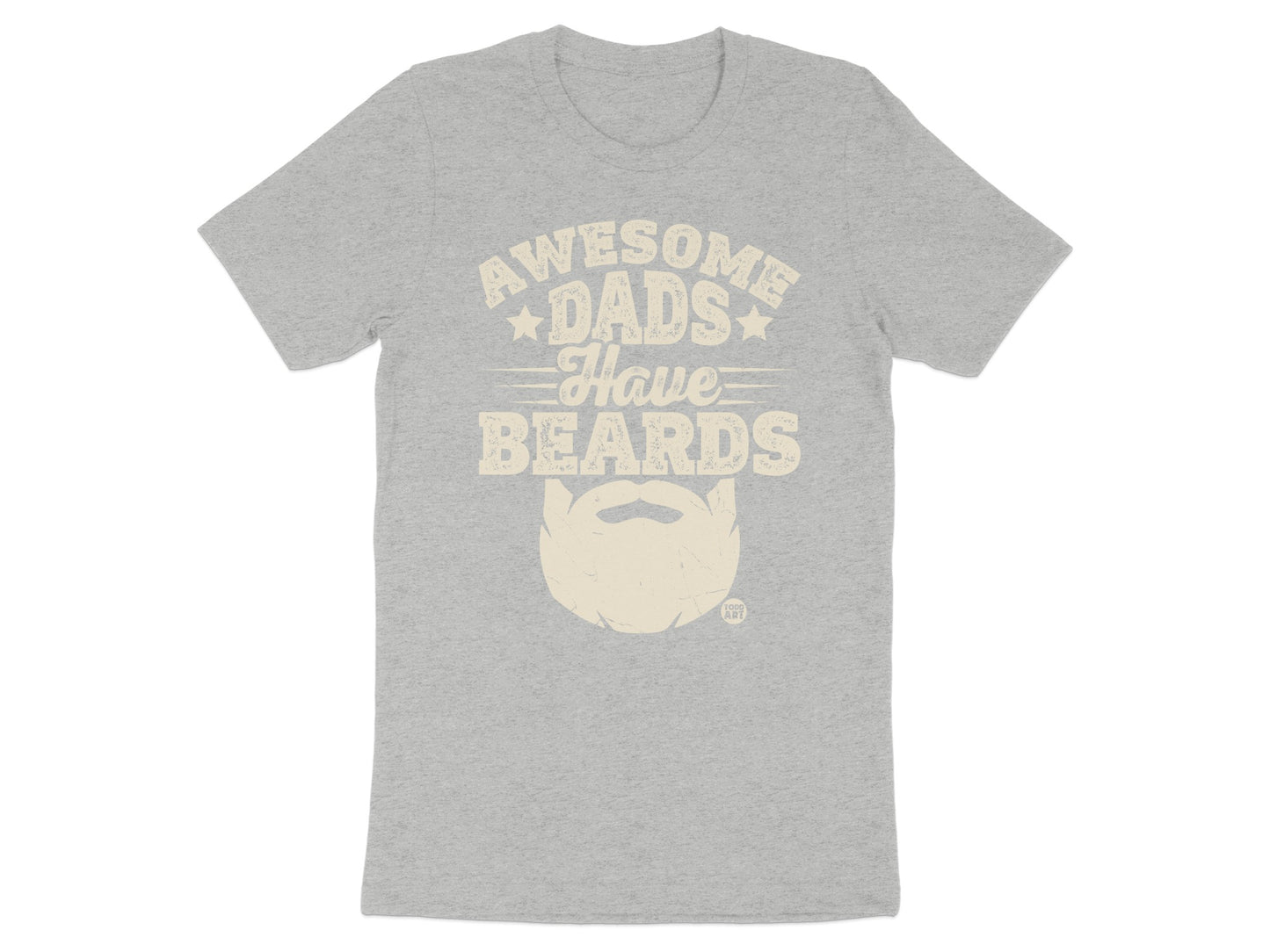 Awesome Dads Have Beards Graphic Tee product type