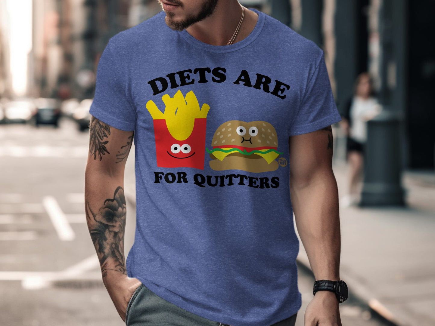 Diets Are For Quitters Funny Graphic T-Shirt product