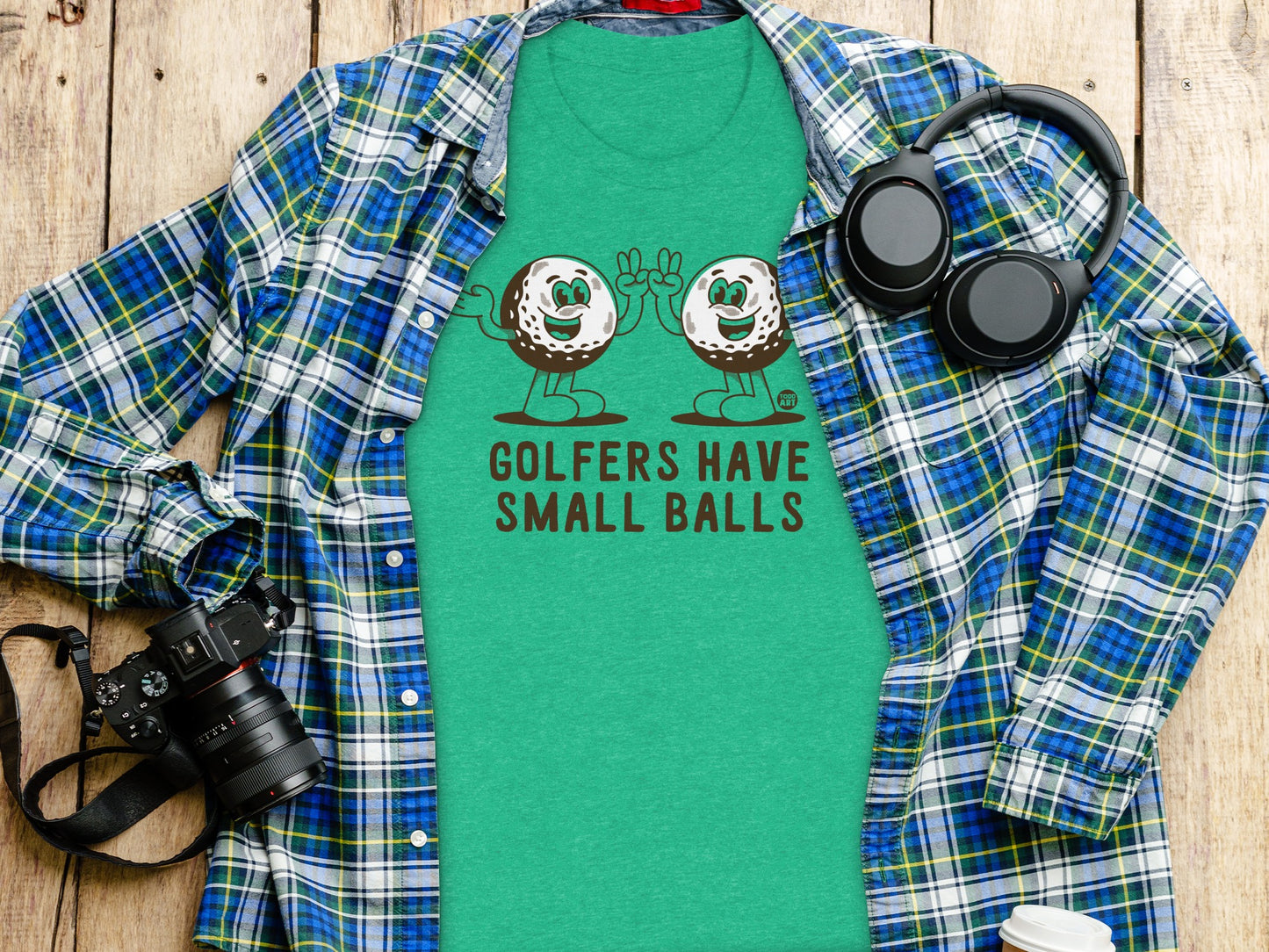 Golfers Have Small Balls Funny Graphic Tee