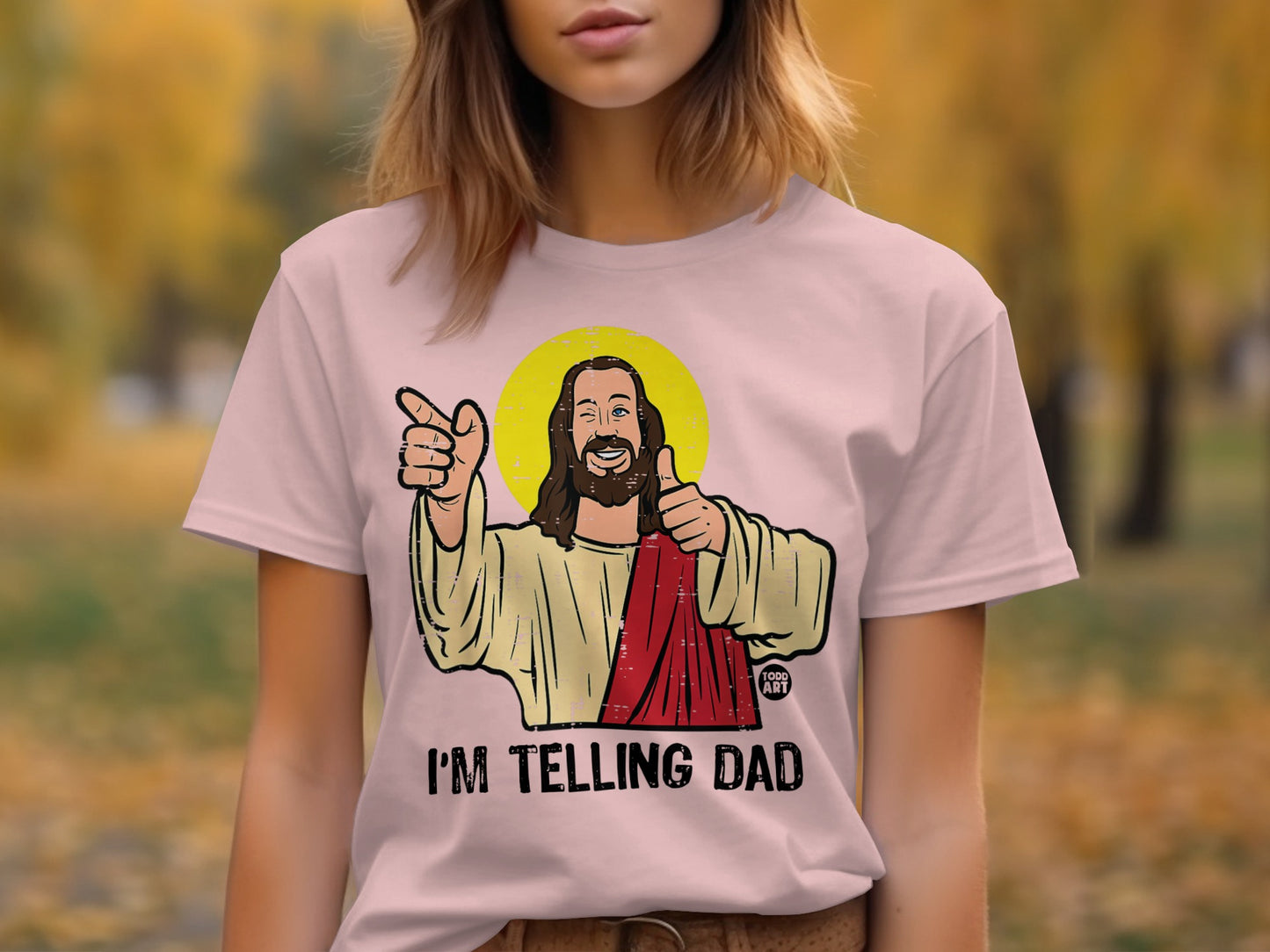 I'm Telling Dad Funny Graphic T-shirt product