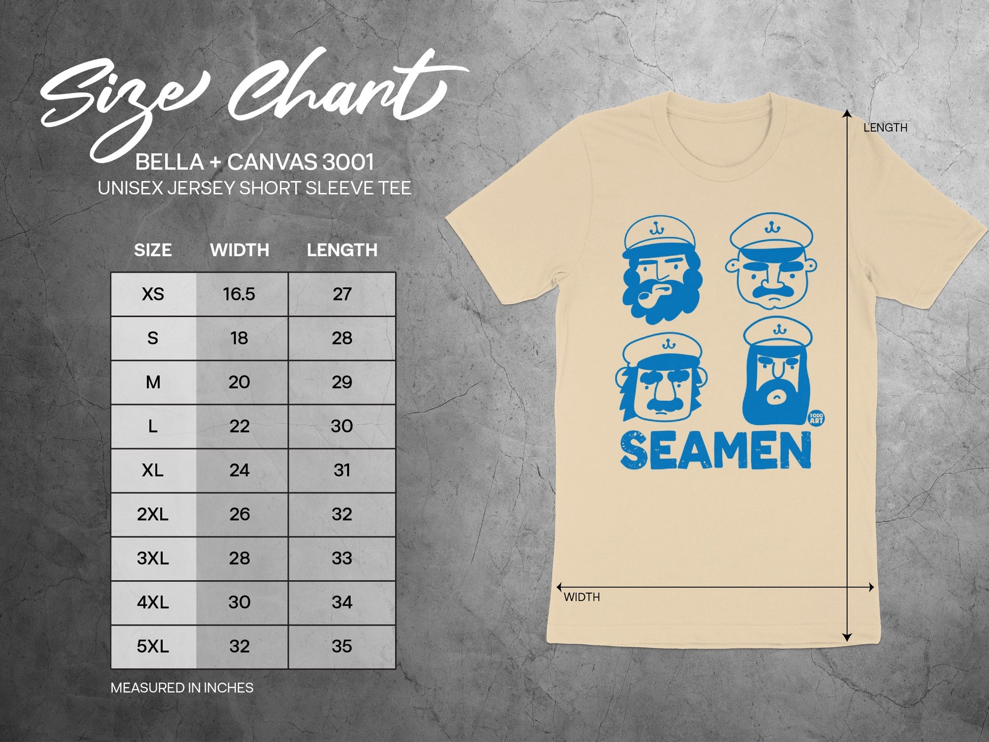 Seamen Graphic Unisex Short Sleeve Tee product