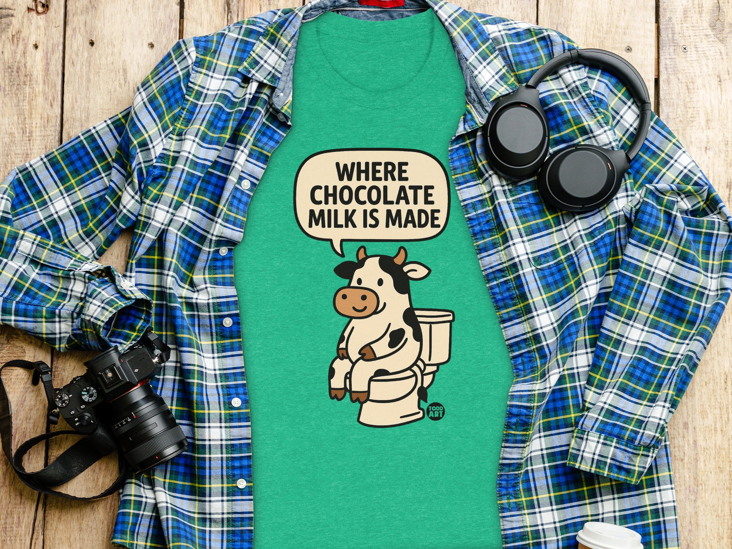 Where Chocolate Milk Is Made Graphic Tee product