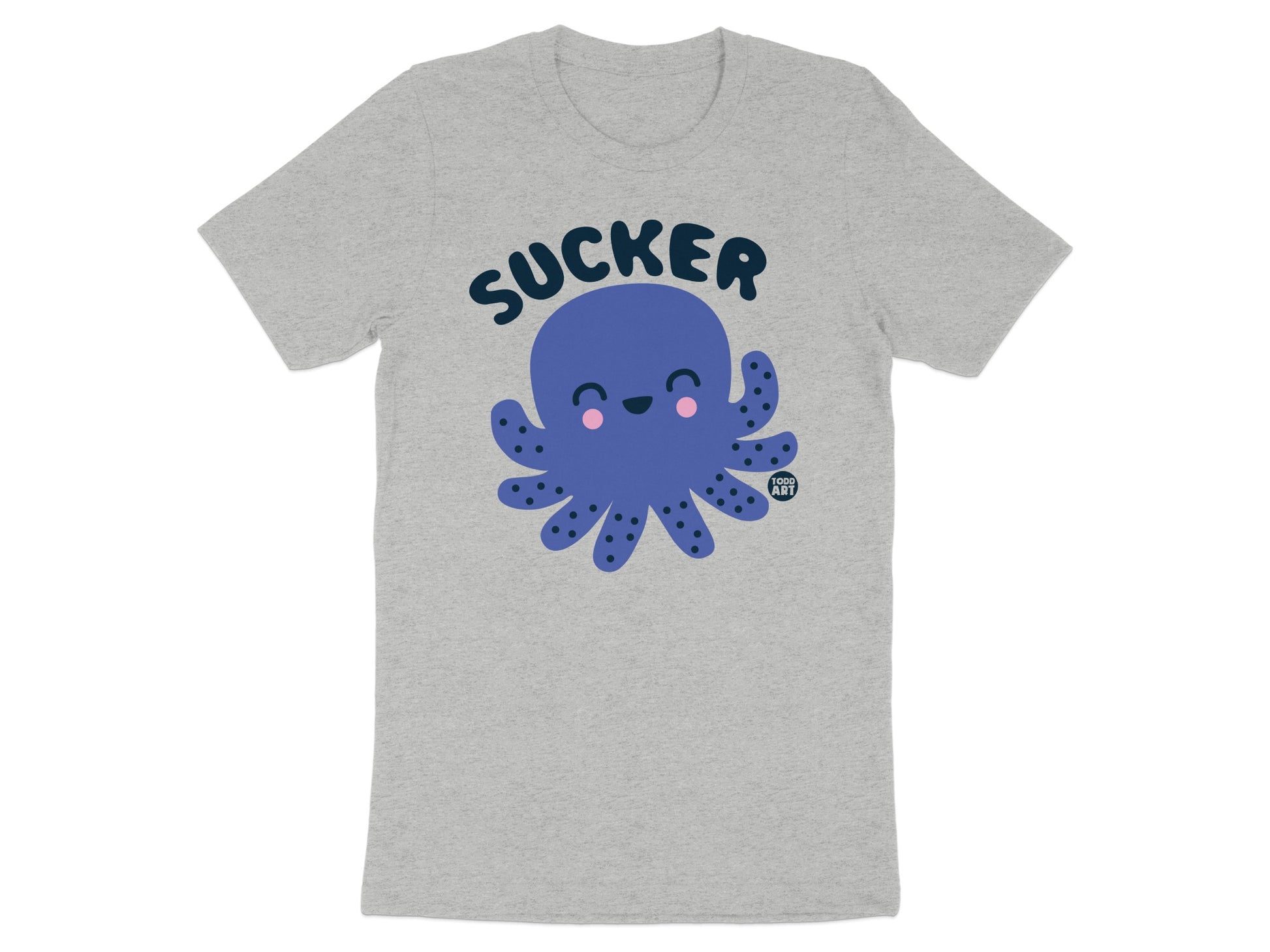 Adorable Octopus Sucker Graphic T-Shirt product type