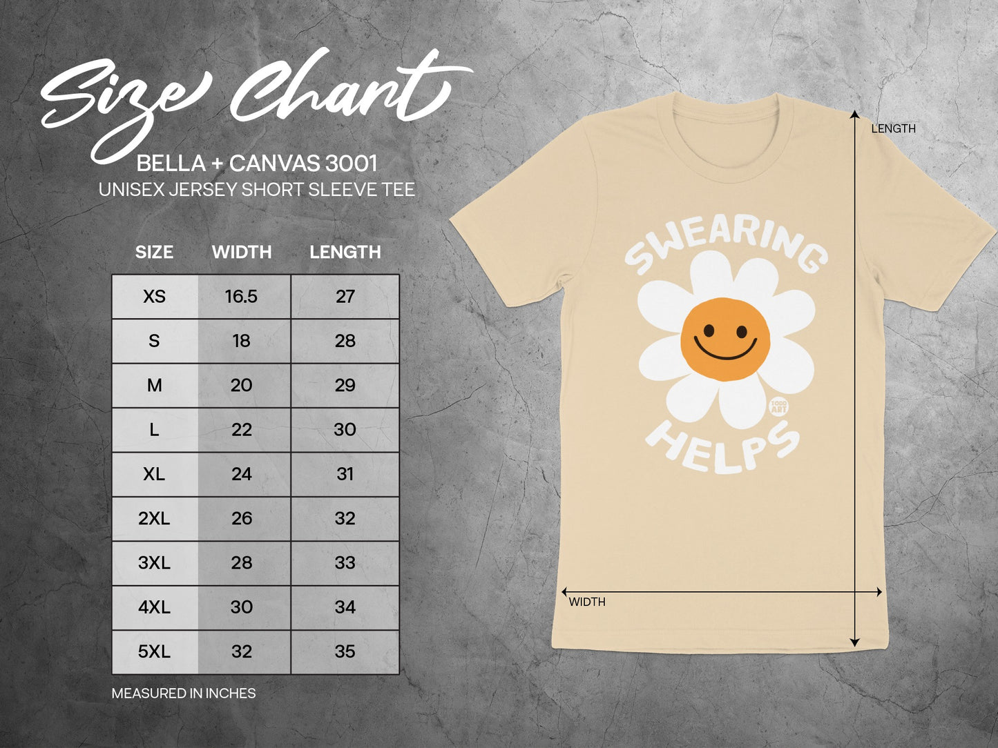 Swearing Helps Smiley Face Graphic Short Sleeve Tee