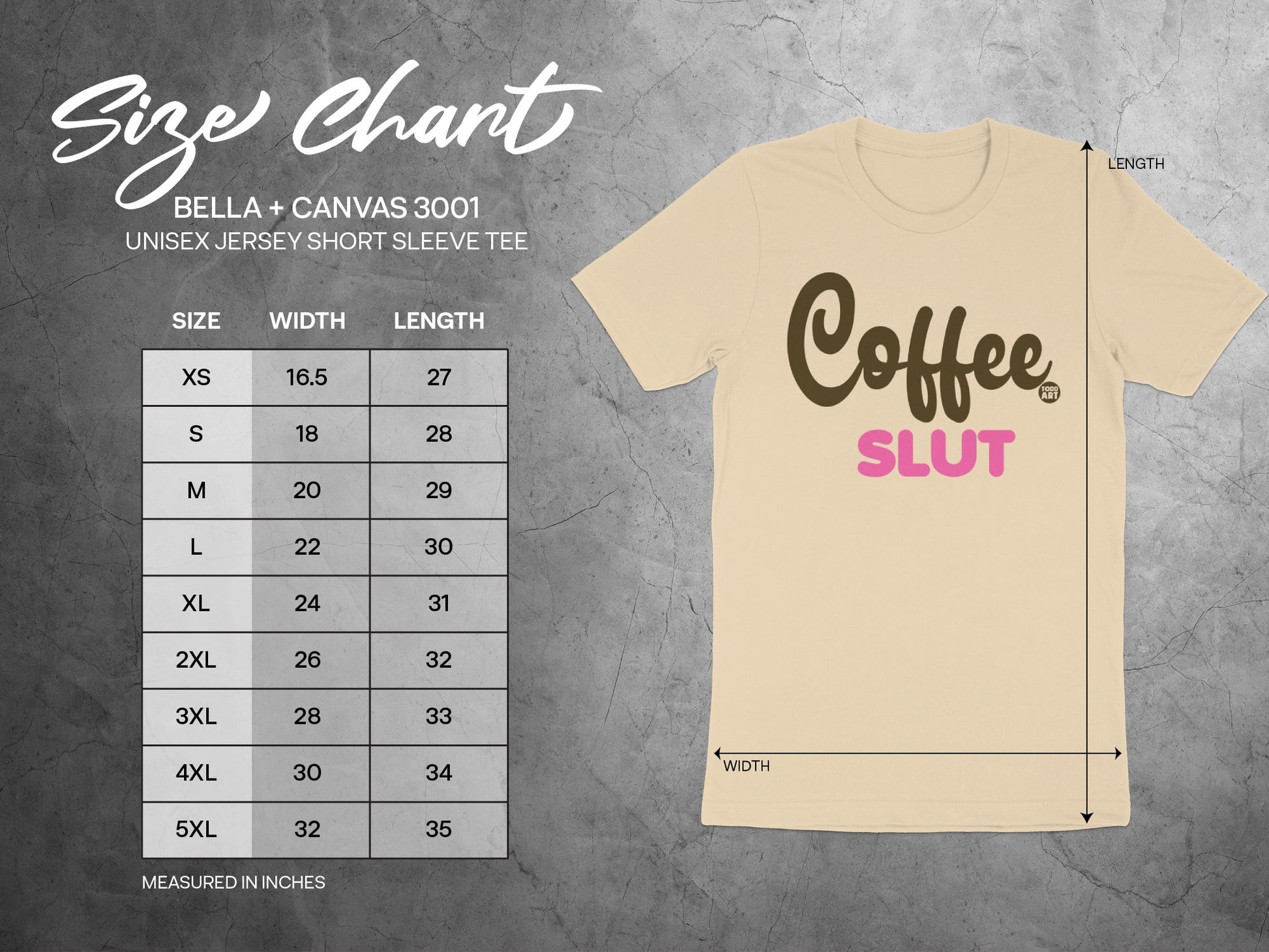 Coffee Slut Graphic Unisex Jersey Short Sleeve Tee product