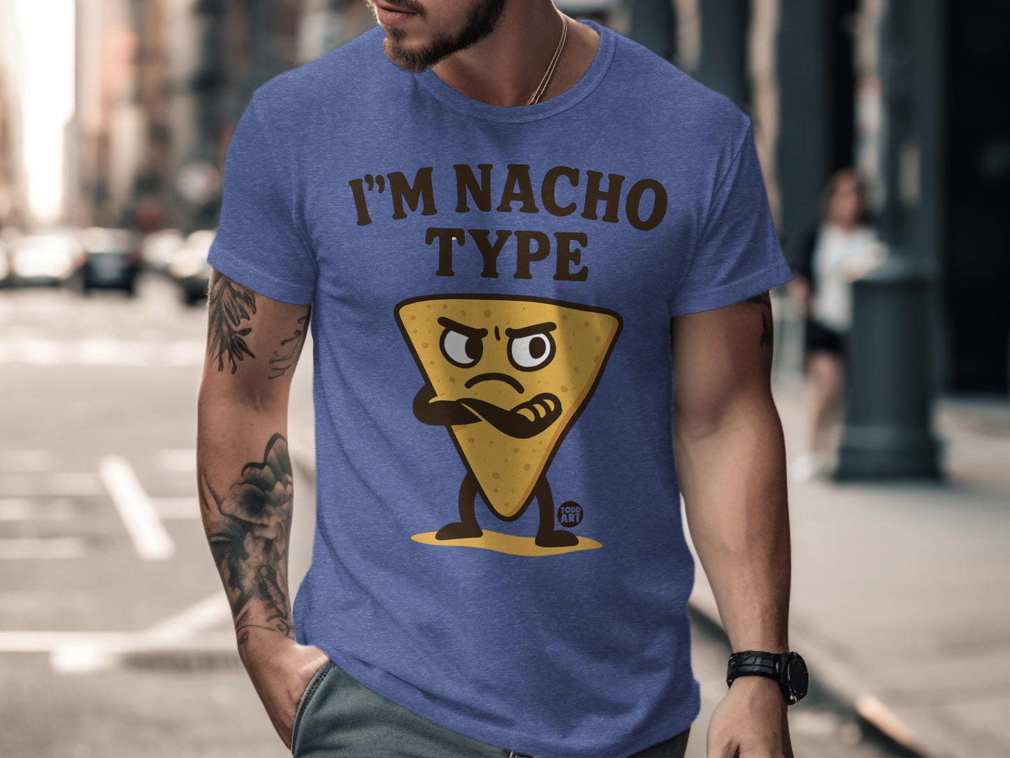 Funny I'm Nacho Type T-Shirt Men's Graphic Tee Shirt product