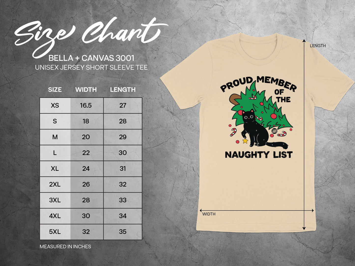 Proud Member of the Naughty List Tee product