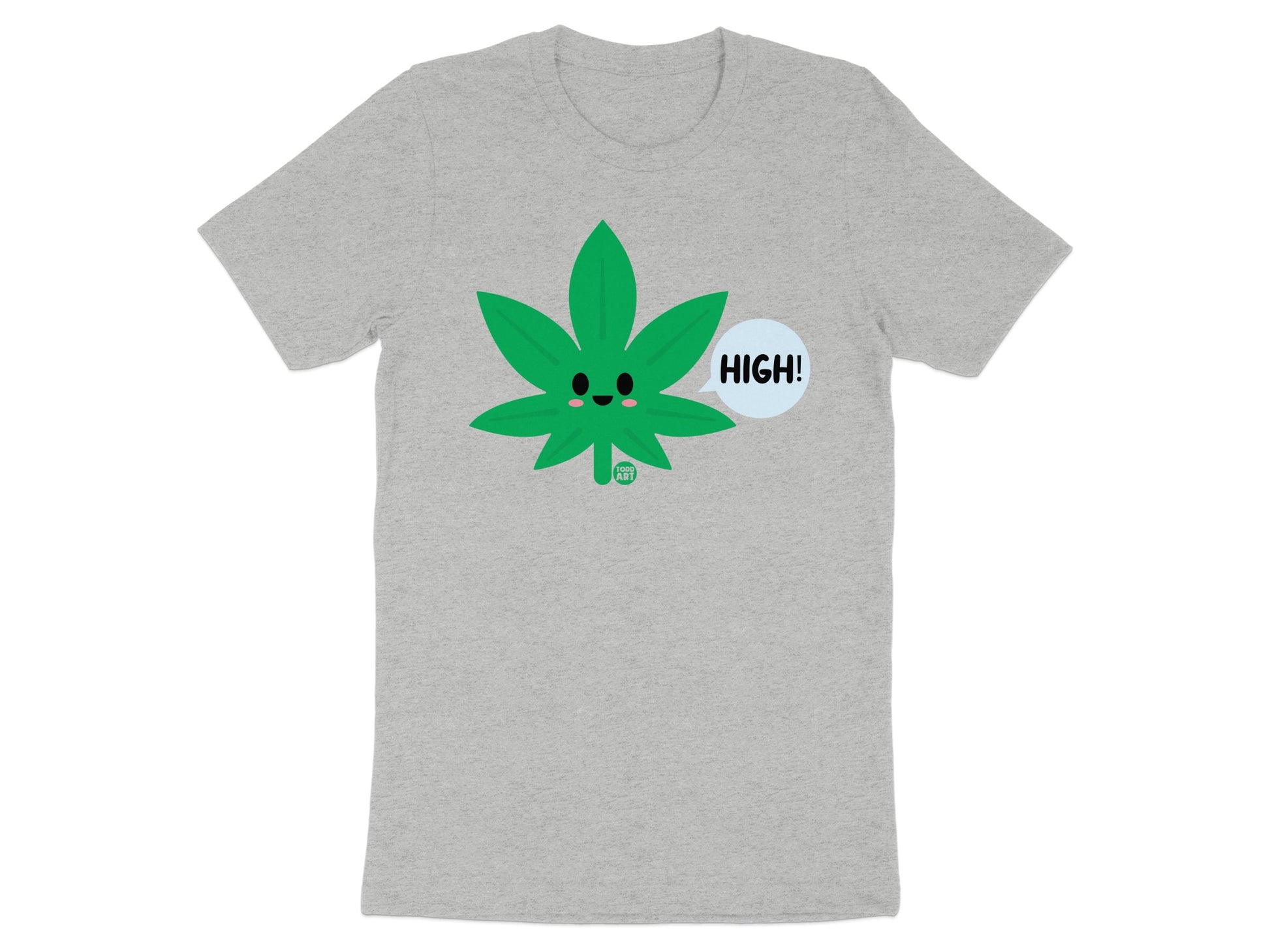 Cute Leaf Character High Graphic T-shirt Product
