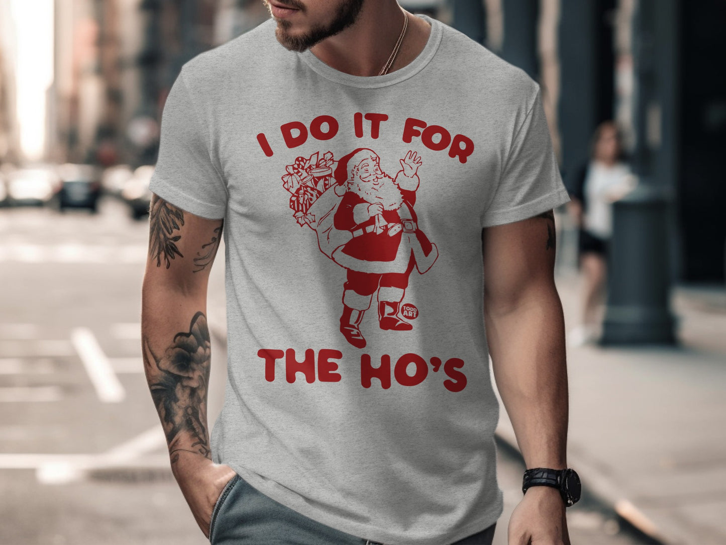I Do It For The Ho's Santa Claus T-shirt