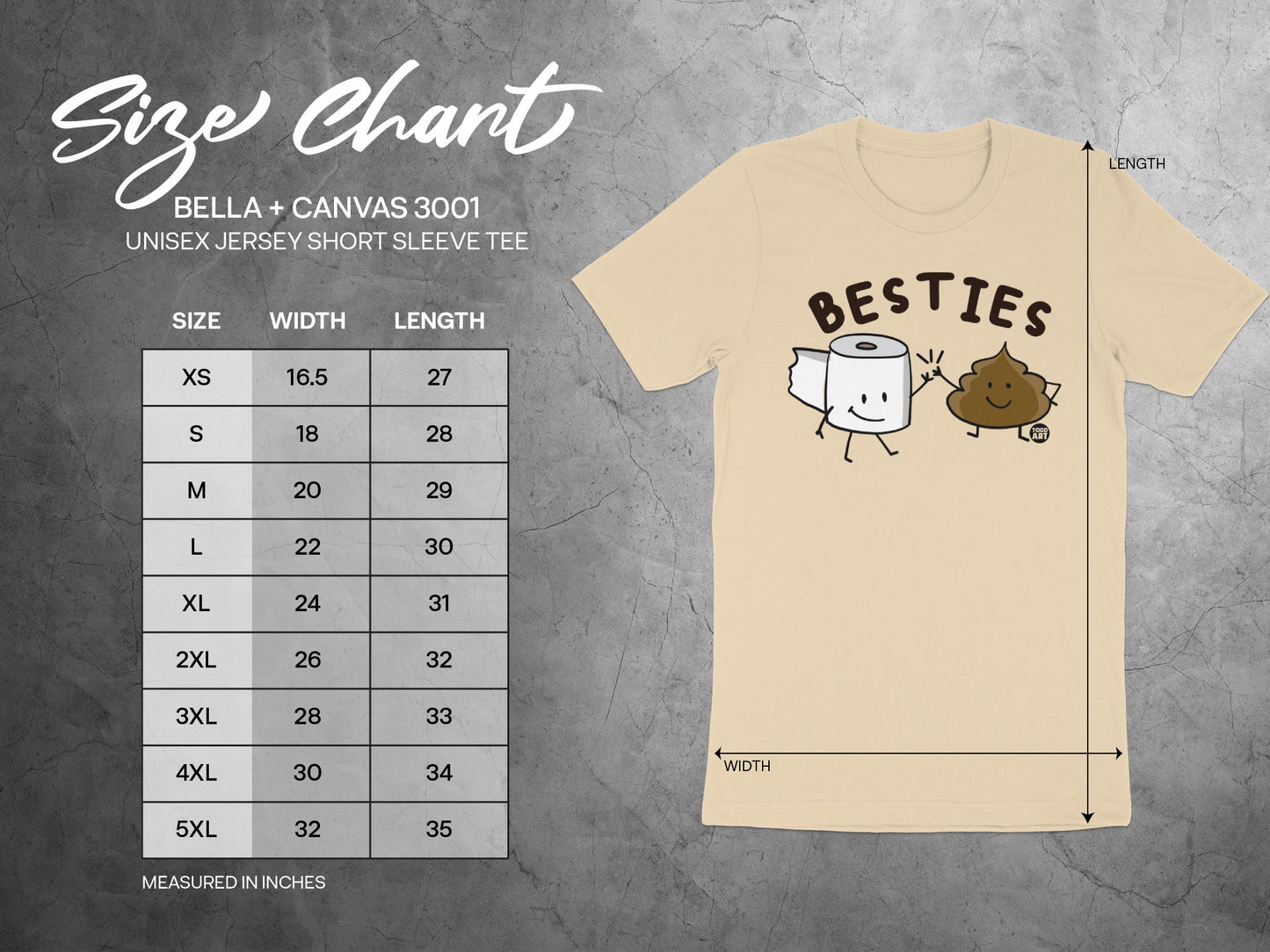 Cute Besties Graphic Tee Unisex Short Sleeve Shirt