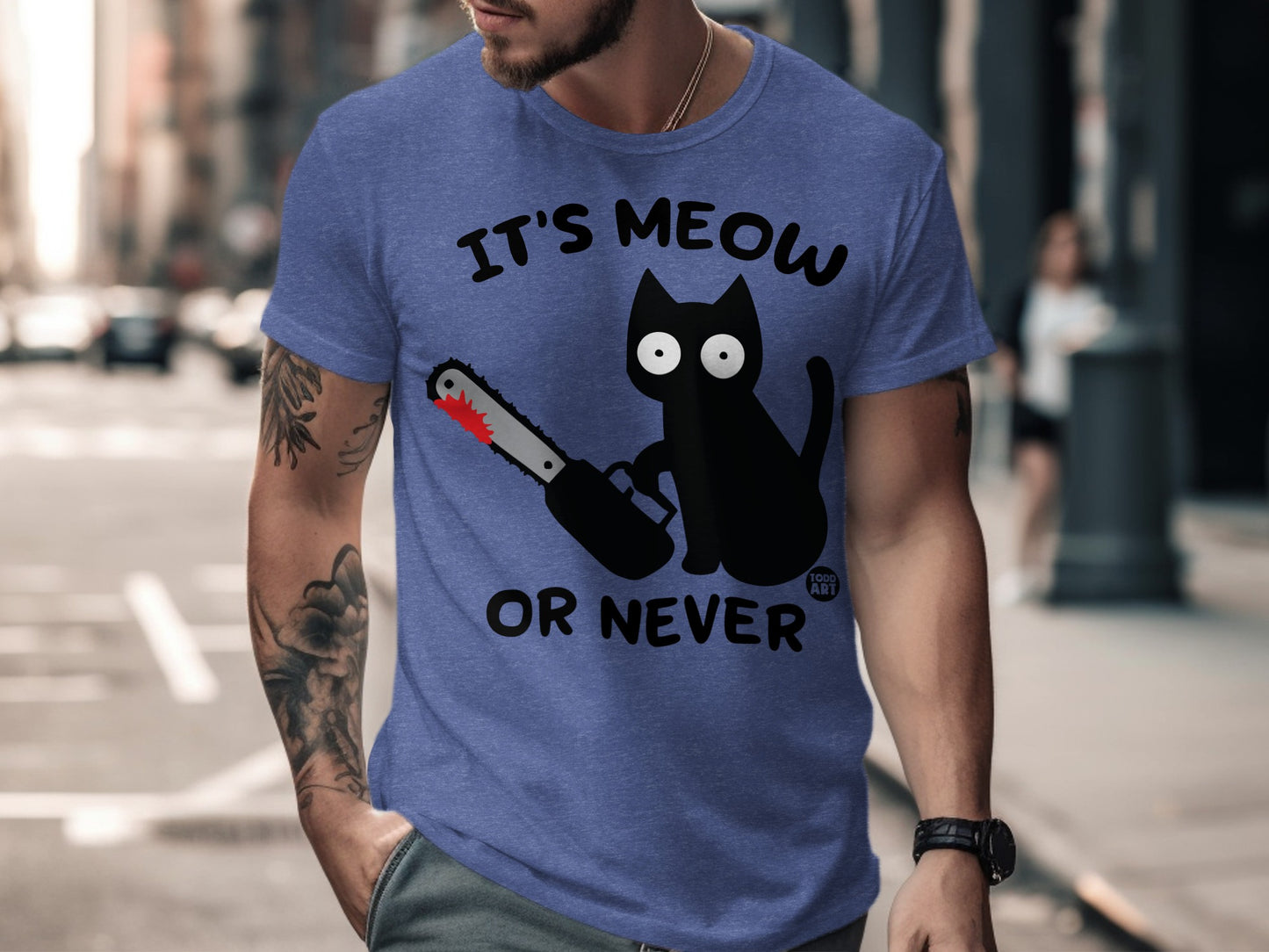 It's Meow or Never Cat Graphic T-Shirt product type